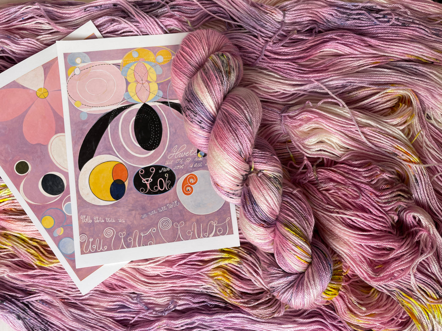 2 | Hilma Af Klint Luxury Yarn Club | 4ply Merino Silk