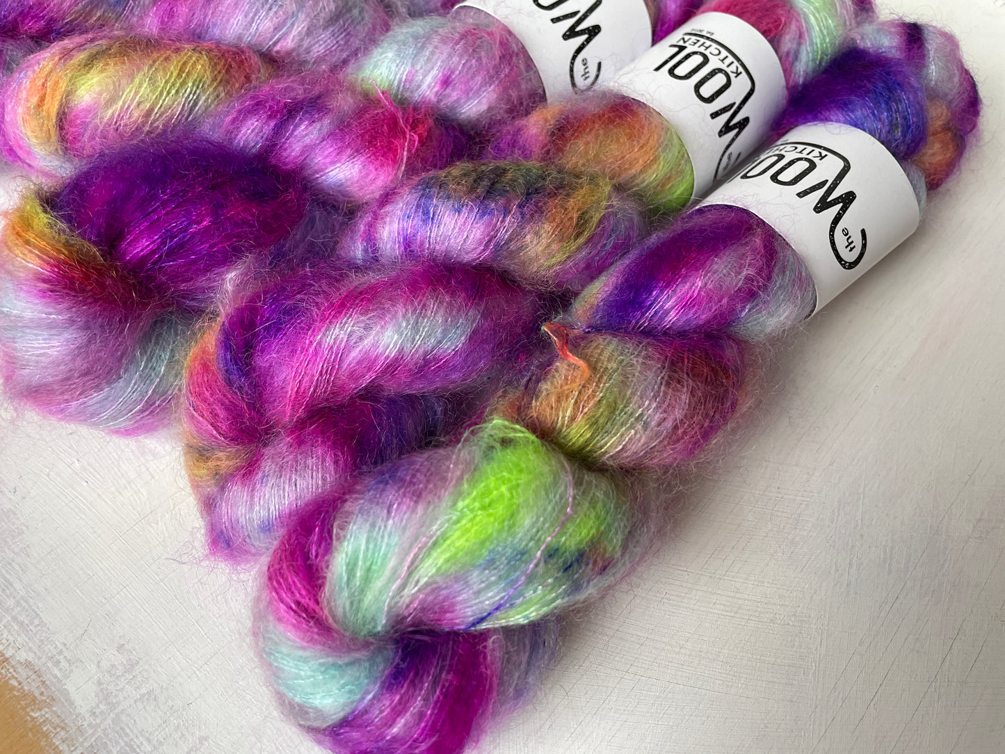 Amethyst Rainbow Aurora | Mohair Silk Lace