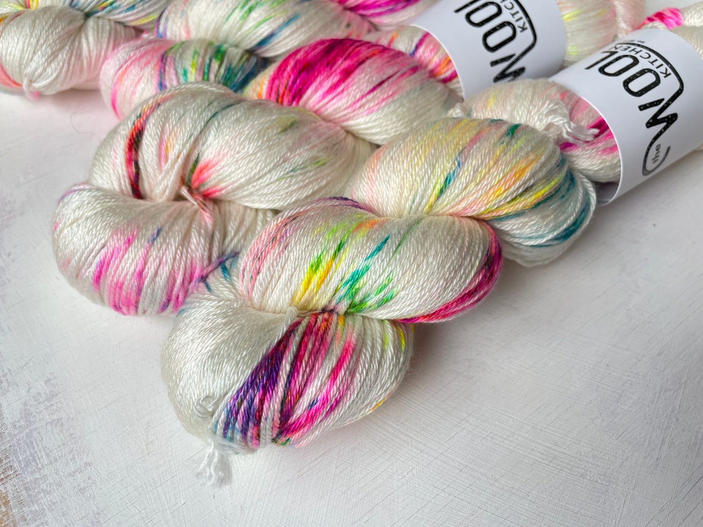 Neon Only | Luxury 4ply Merino Silk