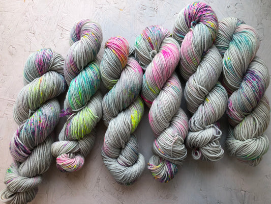 Iridium BFL DK Wool from the hand dyed yarn expert, The Wool Kitchen 