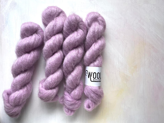 Lilac love - Mohair Silk - Lace