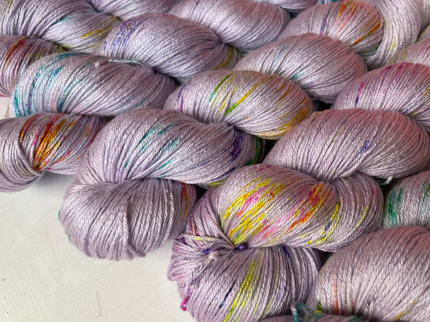 Purple Puffer  - Merino Silk - 4ply